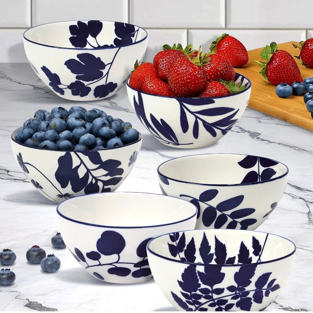 2 Certified Blue Arbor Bowl Set 6pk
